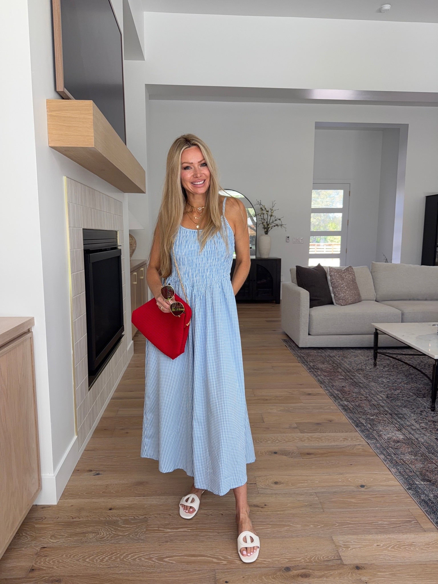 Coastal Americana 🇺🇸❤️🤍💙 Amazon finds that you can wear for 4th of July
Comment AMAZON and I’ll send you that details 

If you’re still looking for the perfect 4th of July outfit, these are the pieces I’d pack for everything from a backyard BBQ to fireworks by the water. Think classic gingham, breezy summer dresses, coastal blues, and effortless red, white & blue styling that feels chic—not costume-y.

✨ Look 1: The cutest gingham shorts + white tank combo
✨ Look 2: A timeless red gingham maxi dress
✨ Look 3: Soft blue gingham for that coastal summer vibe
✨ Look 4: The ultimate sporty Americana set with a pop of red

As a mom on the go, I love outfits that feel festive, comfortable, and easy to wear long after the holiday is over. These Amazon finds check every box. 🇺🇸

Which one are you wearing for the 4th? 1, 2, 3, or 4? ❤️

#AmazonFashion #FourthOfJulyOutfit #AmericanaStyle #CoastalStyle #AmazonFinds