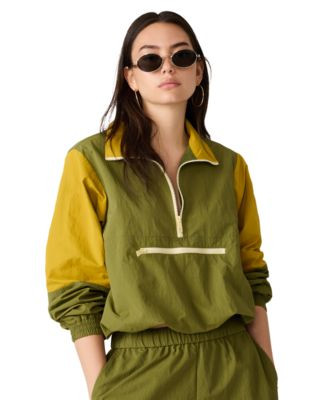 Steve Madden Women's Khoda Zip-Front Jacket - Cargo | Macy's