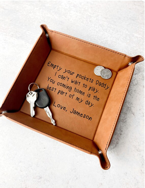 Valet Tray for Dad Valentines Day Gift Catch All Table Tray | Etsy | Etsy (US)