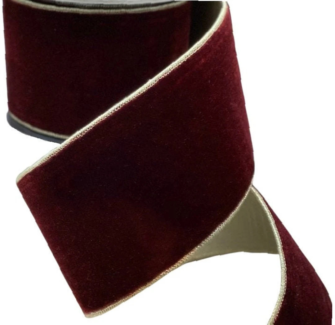 LUXE Designer Ribbon: D. Stevens 4 X 10yds Velvet - Etsy | Etsy (US)