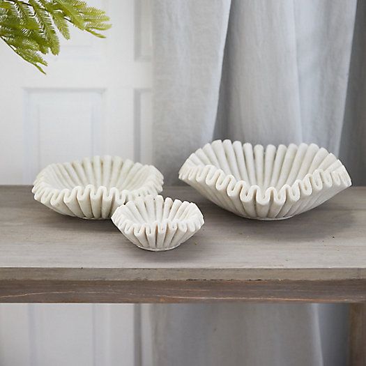 Ruffled Marble Bowl | Terrain