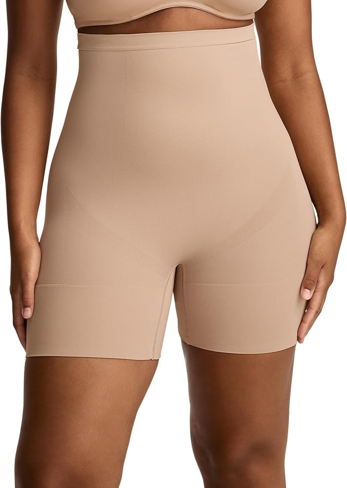 Jockey Women's Shapewear Skimmies Seamfree Core Body Smoothing High-Waist Mid-Thigh Short | Amazon (US)