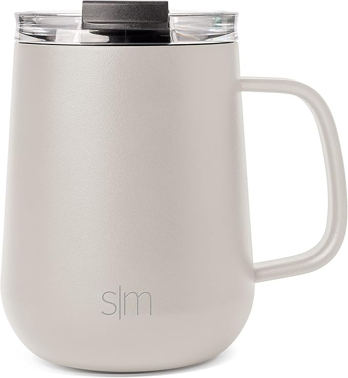 Simple Modern Travel Coffee Mug with Lid and Handle | Reusable Insulated Stainless Steel Coffee T... | Amazon (US)