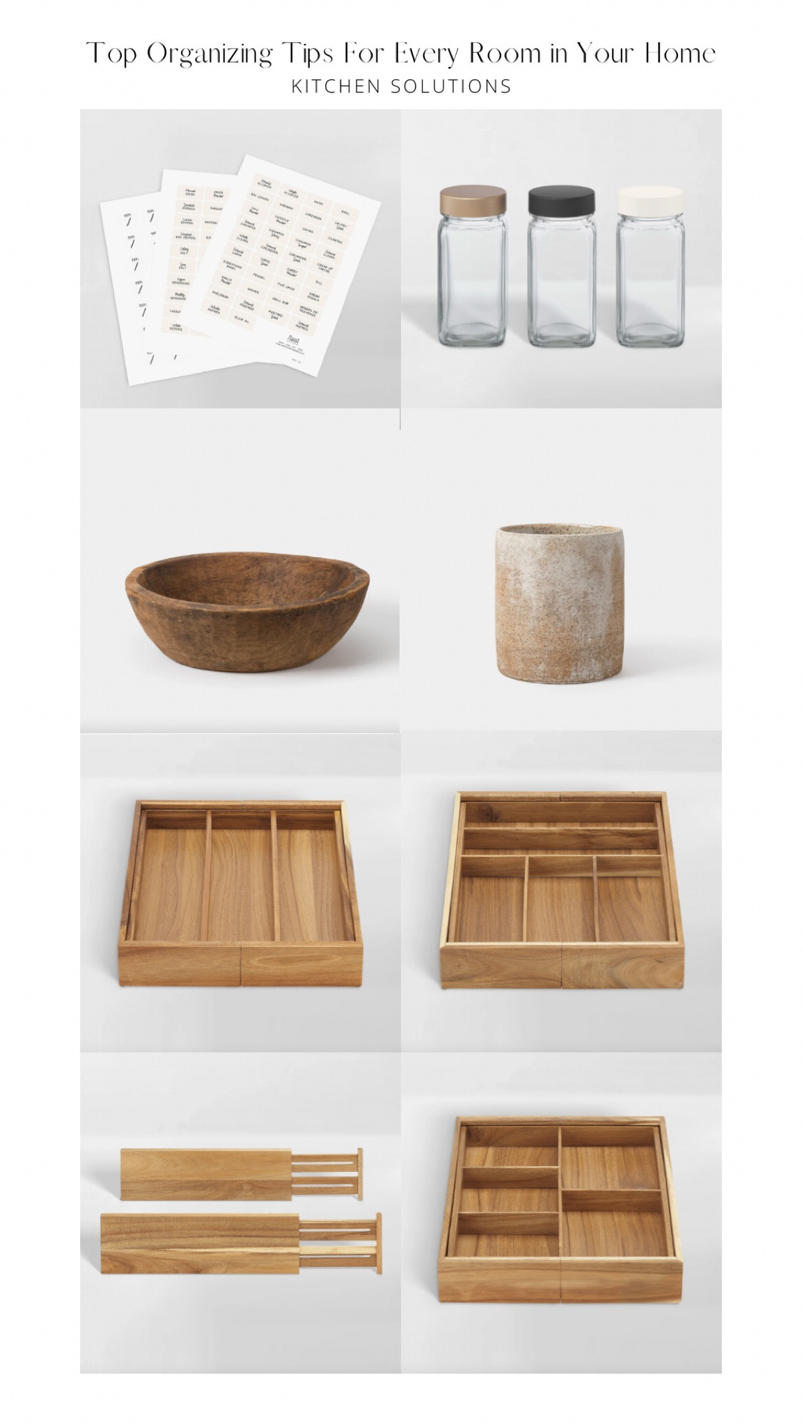 Kitchen Solutions: Top Organizing Tips For Every Room In Your Home 🧂