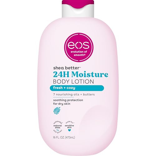 eos Natural Shea Better Body Lotion, Fresh & Cozy, 16 fl oz | Amazon (US)