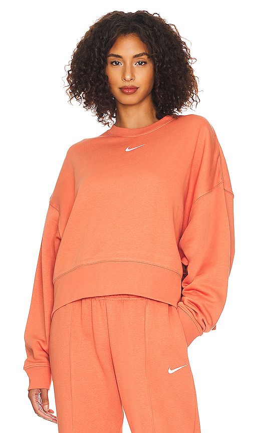 Essential Crewneck Pullover in Madder Root | Revolve Clothing (Global)