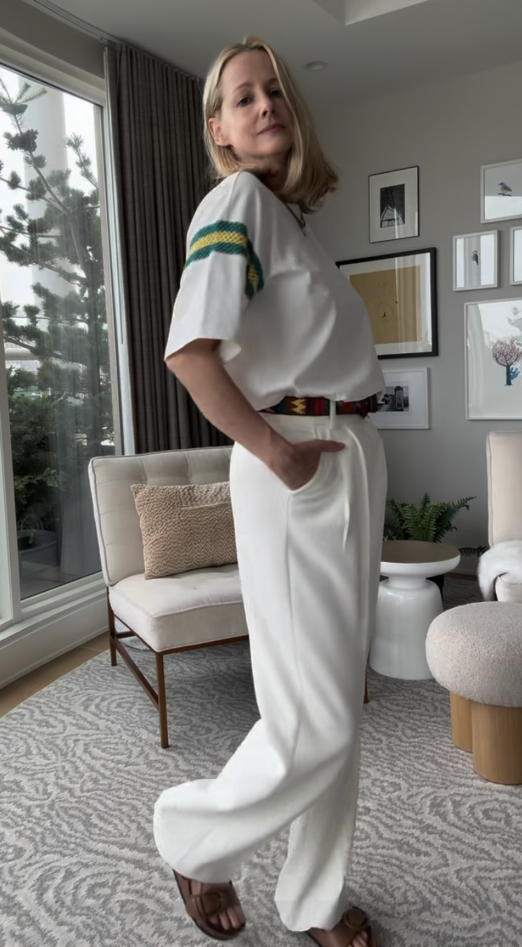 Got this @Mother football tee on a whim not really knowing what I would wear it with. Lo and behold, I found multiple things in my closet that went with it. Love a surprise winner 🏅 
 

 #LTKSummerEdit #LTKGiftGuide #LTKSeasonal