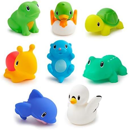 Munchkin Lake Squirts Bath Toy, 8 Pack | Amazon (US)