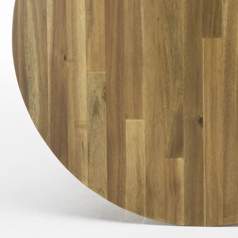 Noble House Albin Modern Acacia Wood Round Coffee Table, Natural | Walmart (US)