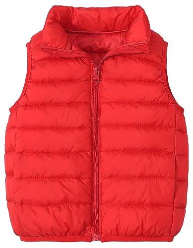 Aivtalk Winter Puffer Vest for Toddler Lightweight Baby Boy Girls Sleeveless Snow Waistcoat Zipper Up Packable Vest for Infant Outwear | Amazon (US)