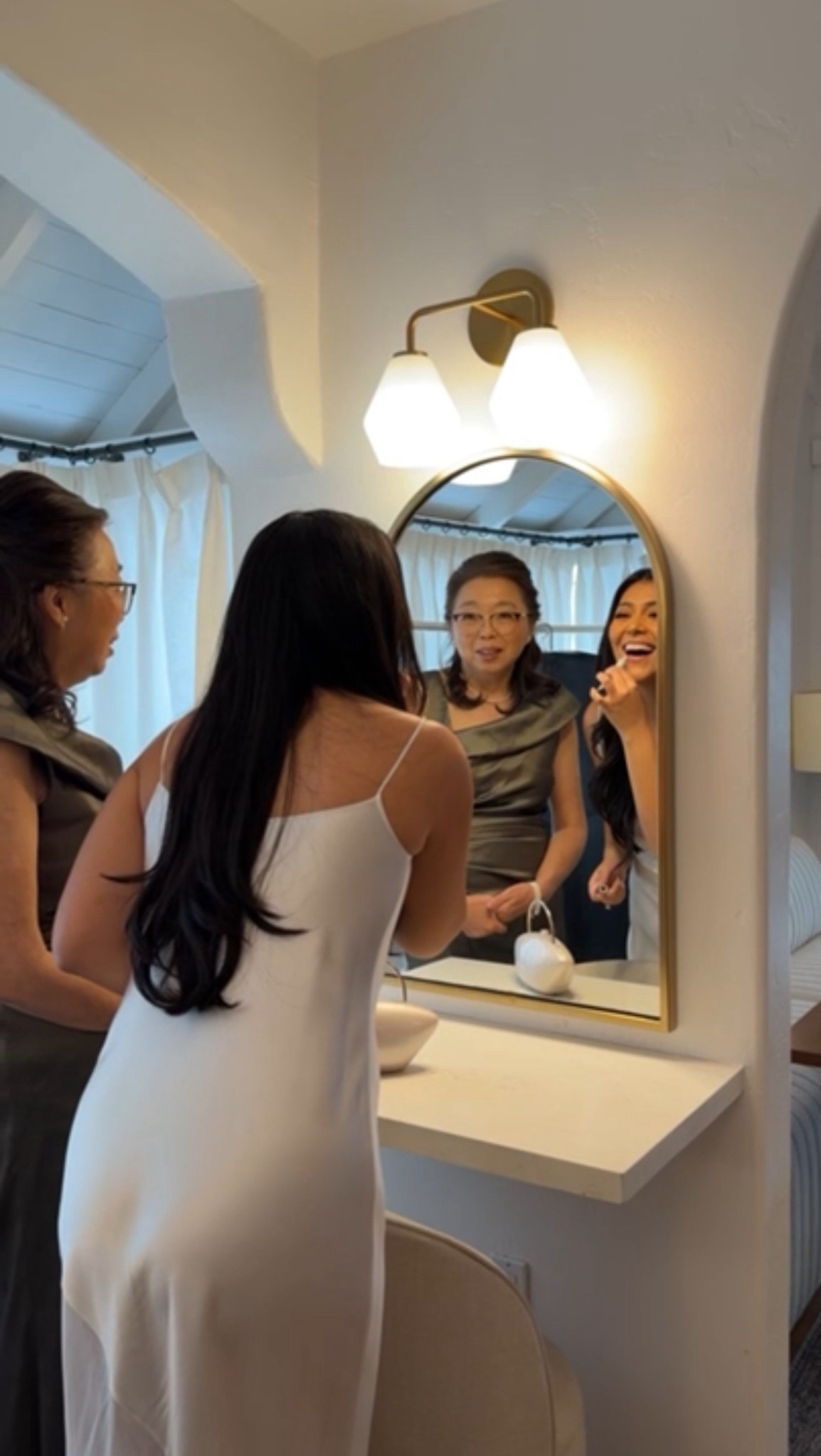 Bridal outfit, wedding getting ready outfit, bridal getting ready outfit, bridal dress, white dress, white slip dress, bridal slip dress, 2026 bride, wedding outfit, bridal slip, getting ready dress, mother of the bride dress, MOB dress, MOG dress, mother of the groom dress, wedding makeup, wedding lip, neutral lip

#LTKWedding #LTKgrwm #LTKootd