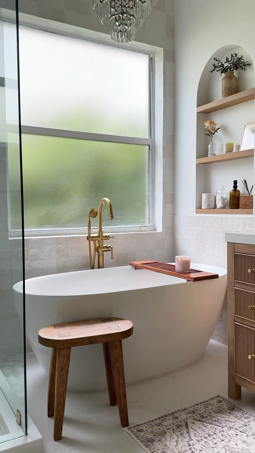 Still thinking back to this bathroom glow-up! The tile was the real star of the show here! If you’re looking for some renovation inspo, I’ve linked the tile and all the decor essentials for you.

renovations, home makeover, interior design, decor inspo, wall decor, rental friendly upgrades, vanity sink, powder room

#LTKHome #LTKSeasonal #LTKU