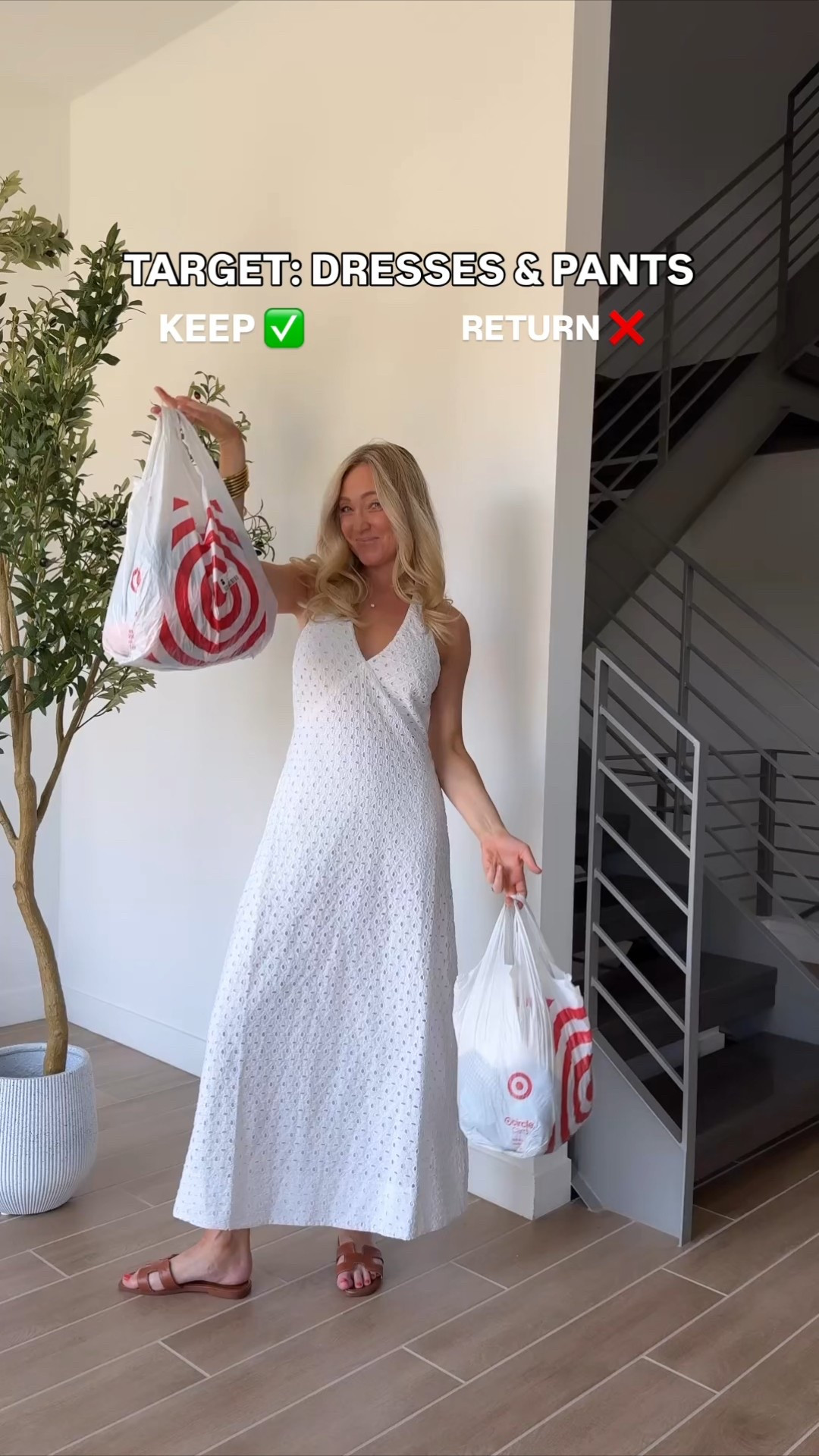 Obsessed with these target finds!!! Wearing my true size XS in everything (except gingham pants xs tall). 