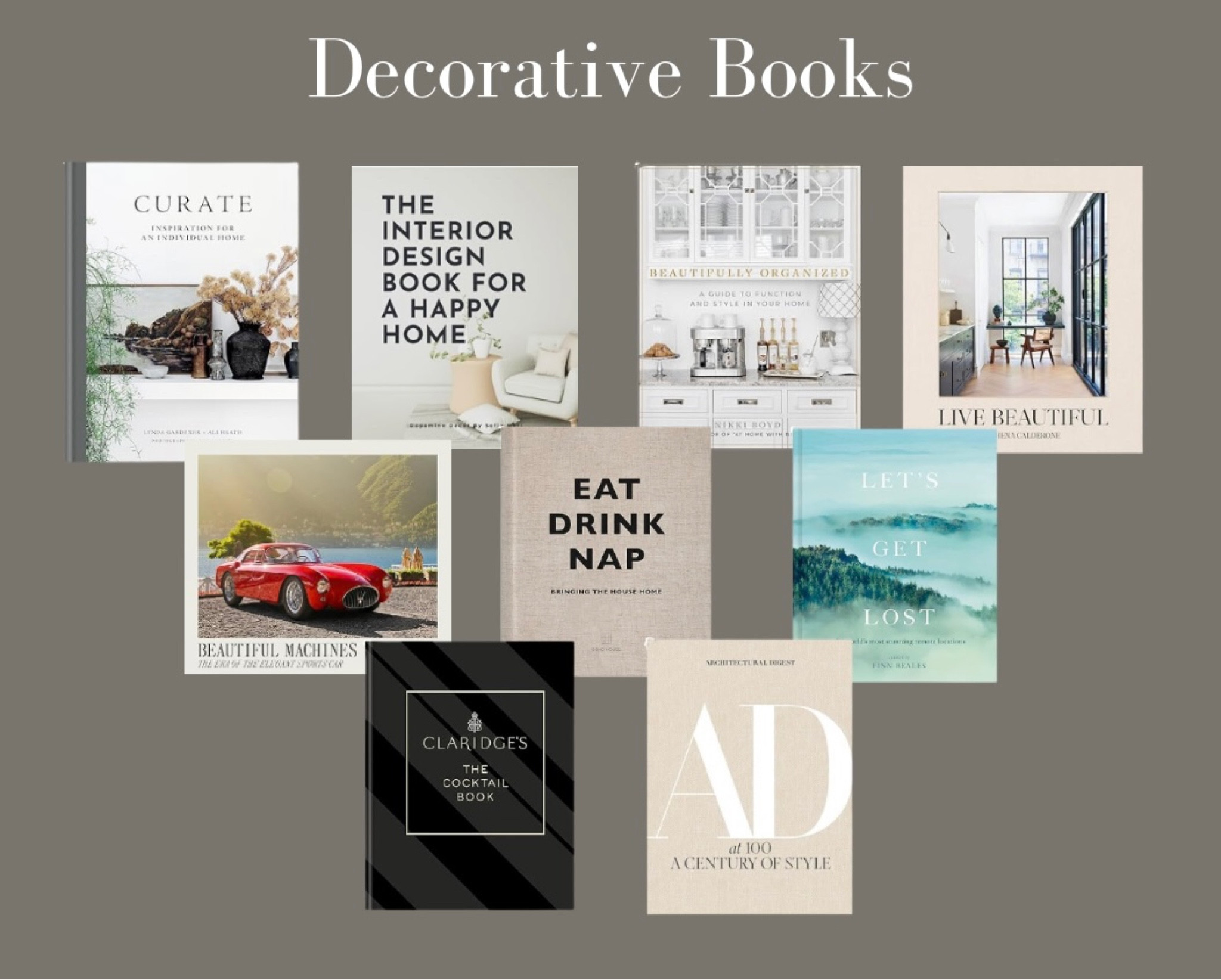 Decorative books, coffee table books, coffee table styling, console table decor, console table styling, decorative accessories, home decor 

#LTKU #LTKhome #LTKstyletip