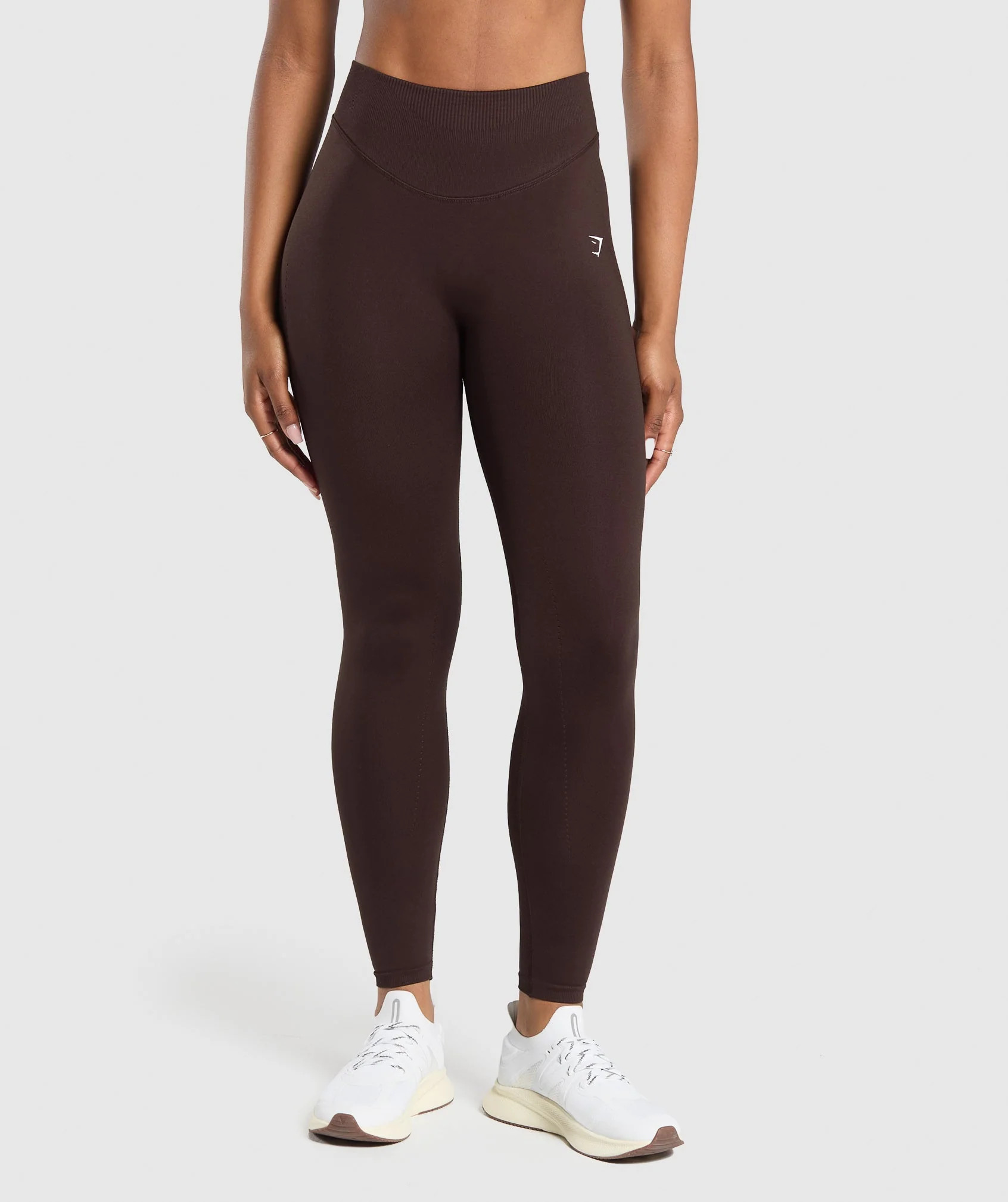 Gymshark Sweat Seamless Leggings - Heritage Brown | Gymshark US