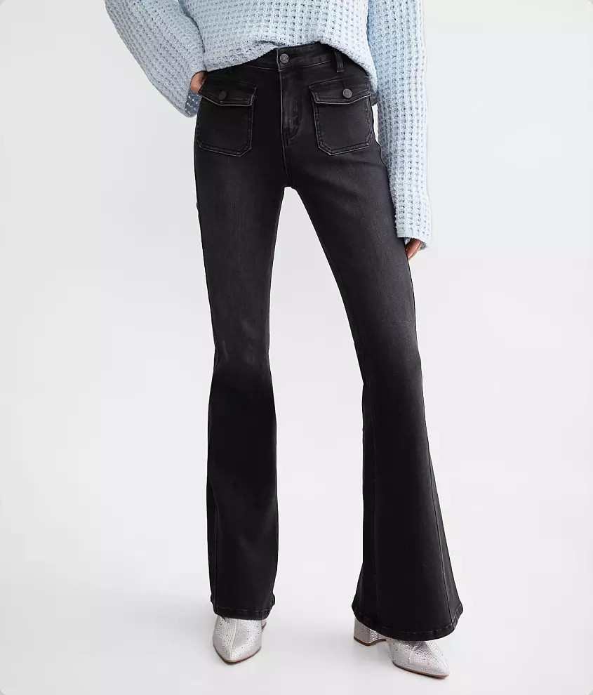 High Rise Flare Stretch Jean | Buckle