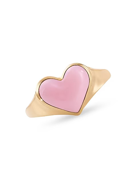Alina Abegg Sugar High Love 14K Gold & Turquoise Pinky Ring | Saks Fifth Avenue