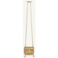 Zara - Limited Edition Long Beaded Letter Necklace - Beige - One Size Only - Kids | Zara US