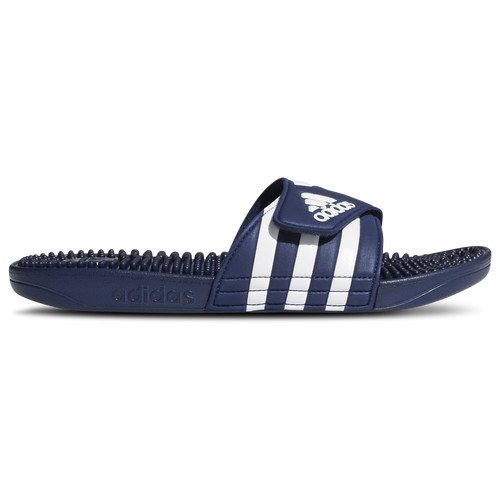 adidas Mens adidas Adissage Slides - Mens Shoes Dark Blue/White Size 10.0 | Foot Locker (US)