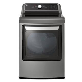LG Electronics 7.3 cu. ft. Large Capacity Vented Electric Dryer with Sensor Dry and EasyLoad Door... | The Home Depot