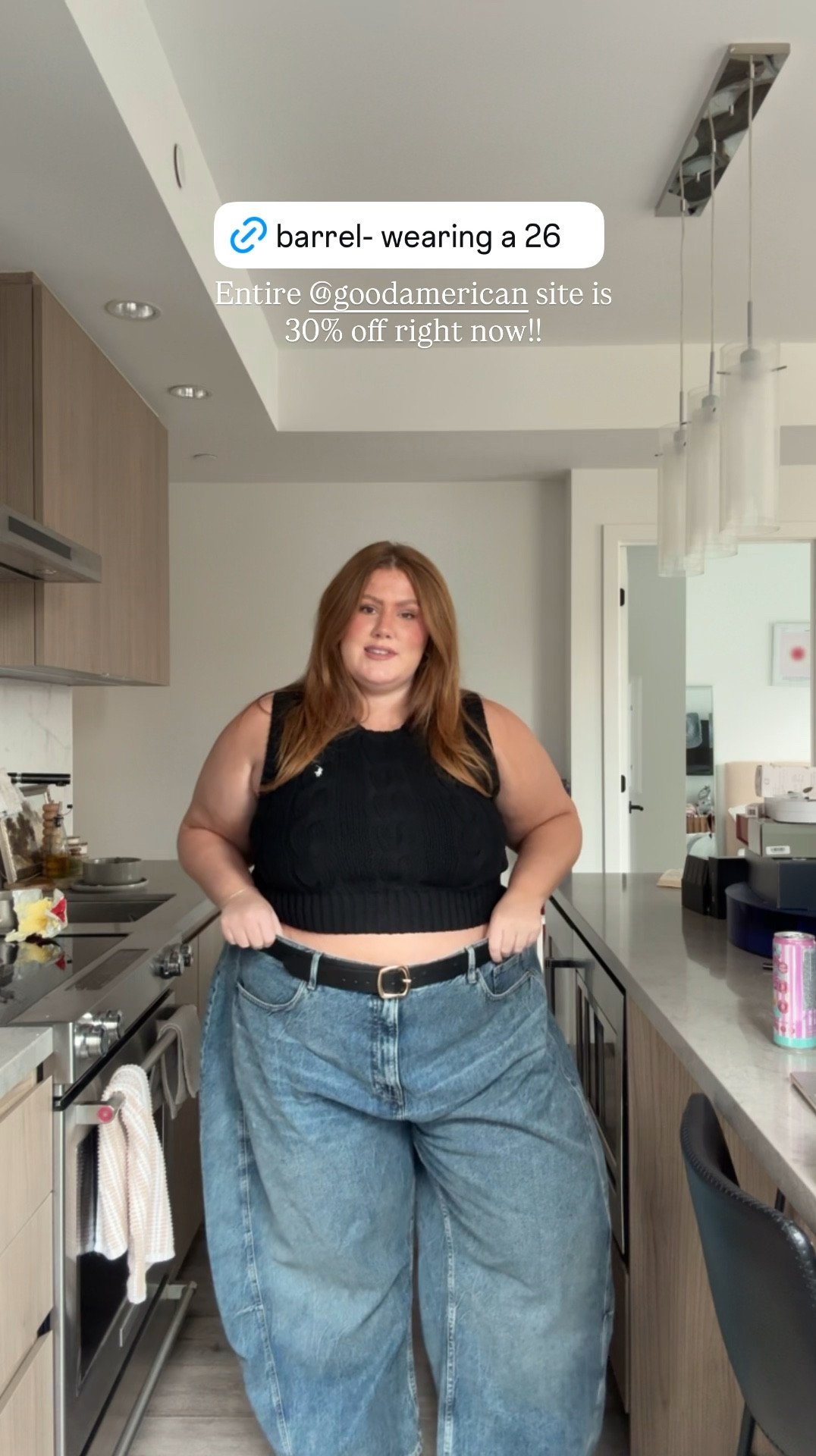 The perfect barrel denim Jean.. and comes in plus size!! The drawstring waist is genius

Wearing a 26

#LTKplussize #LTKmidsize #LTKjeans