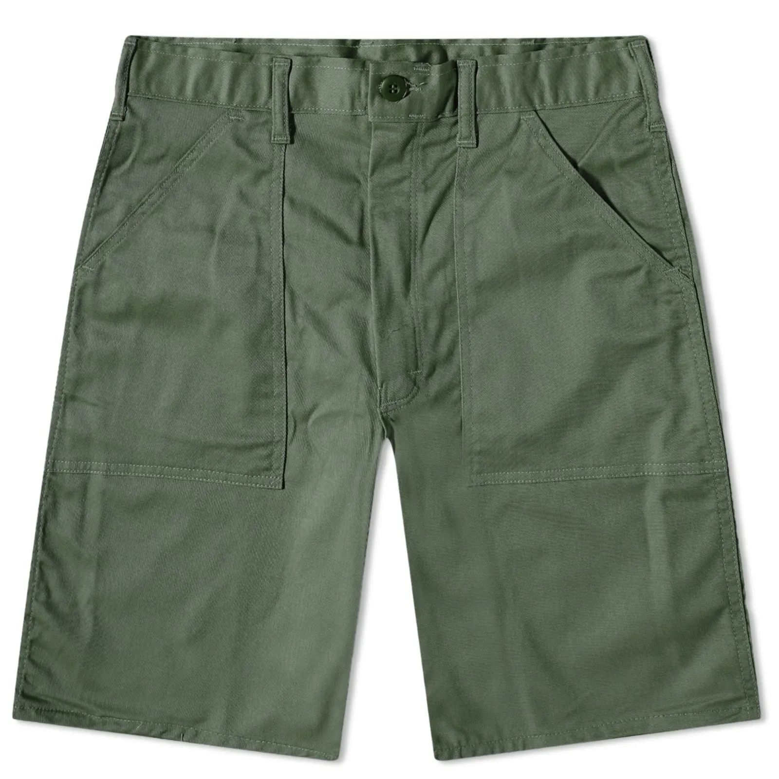 Stan Ray Fatigue Short Olive Sateen | END. (US) | End Clothing (US & RoW)