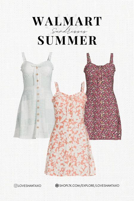 Walmart sundress. New at Walmart. Trending dresses. White dress. Floral dress. Summer outfit. Fourth of July outfit. 4th of July outfit. Looks for less. Button down dress. Affordable sundress. Button front dress. $13 dress.

#LTKunder50 #LTKSeasonal #LTKstyletip