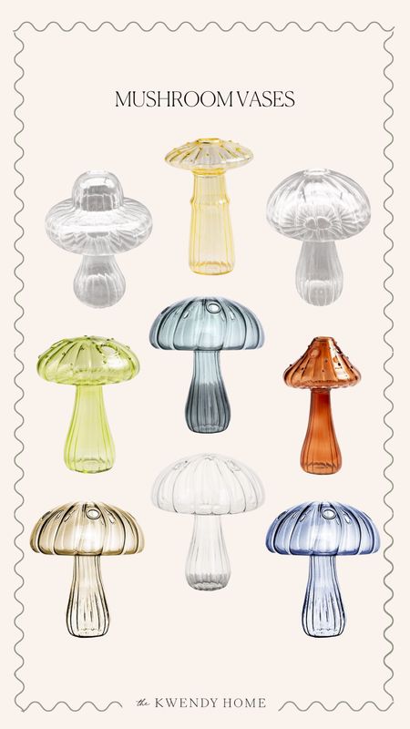 You guys loved my antique glass mushroom vases so I found some cute options for you! I love using thee as flower cases or propagating in my home. It’s the perfect fall decor! 

Cottage core. Fall decor. Home decor. Mushroom vases. Glass mushroom. Fall vibes. Autumn decor. Autumn home decor  

#LTKhome #LTKSeasonal #LTKfindsunder50