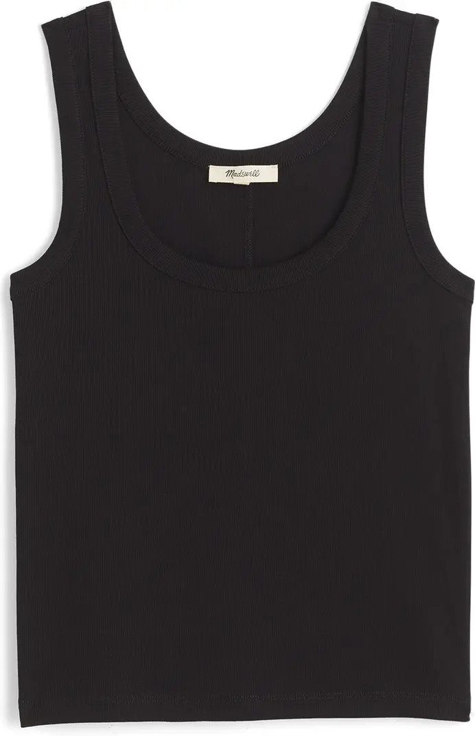 Scoop Neck Regenerative Cotton Rib Tank | Nordstrom