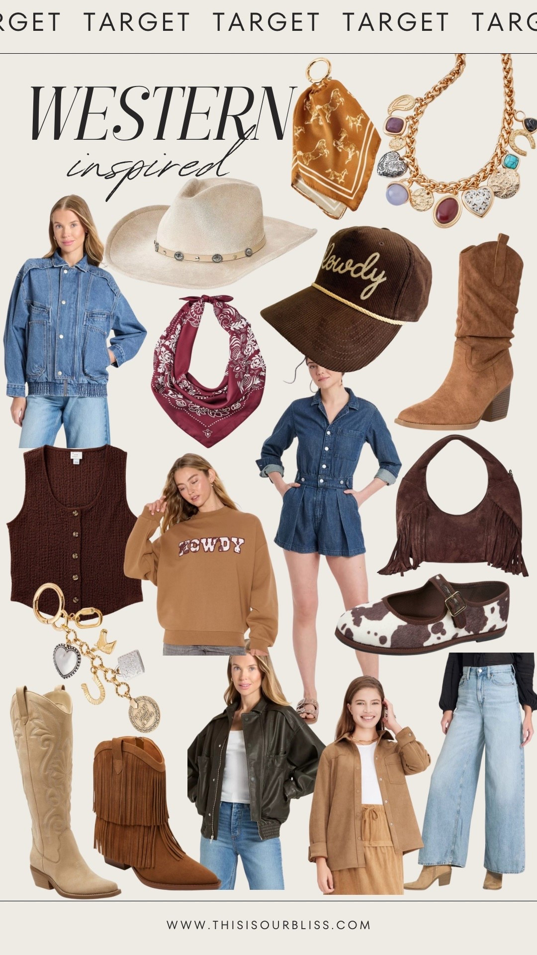 Western inspired target finds! Target style in sale! 👢🤎🎯

Fall target, target fashion, target haul, cowboy boots, country outfit inspo 

#LTKSaleAlert #LTKStyleTip #LTKFindsUnder50