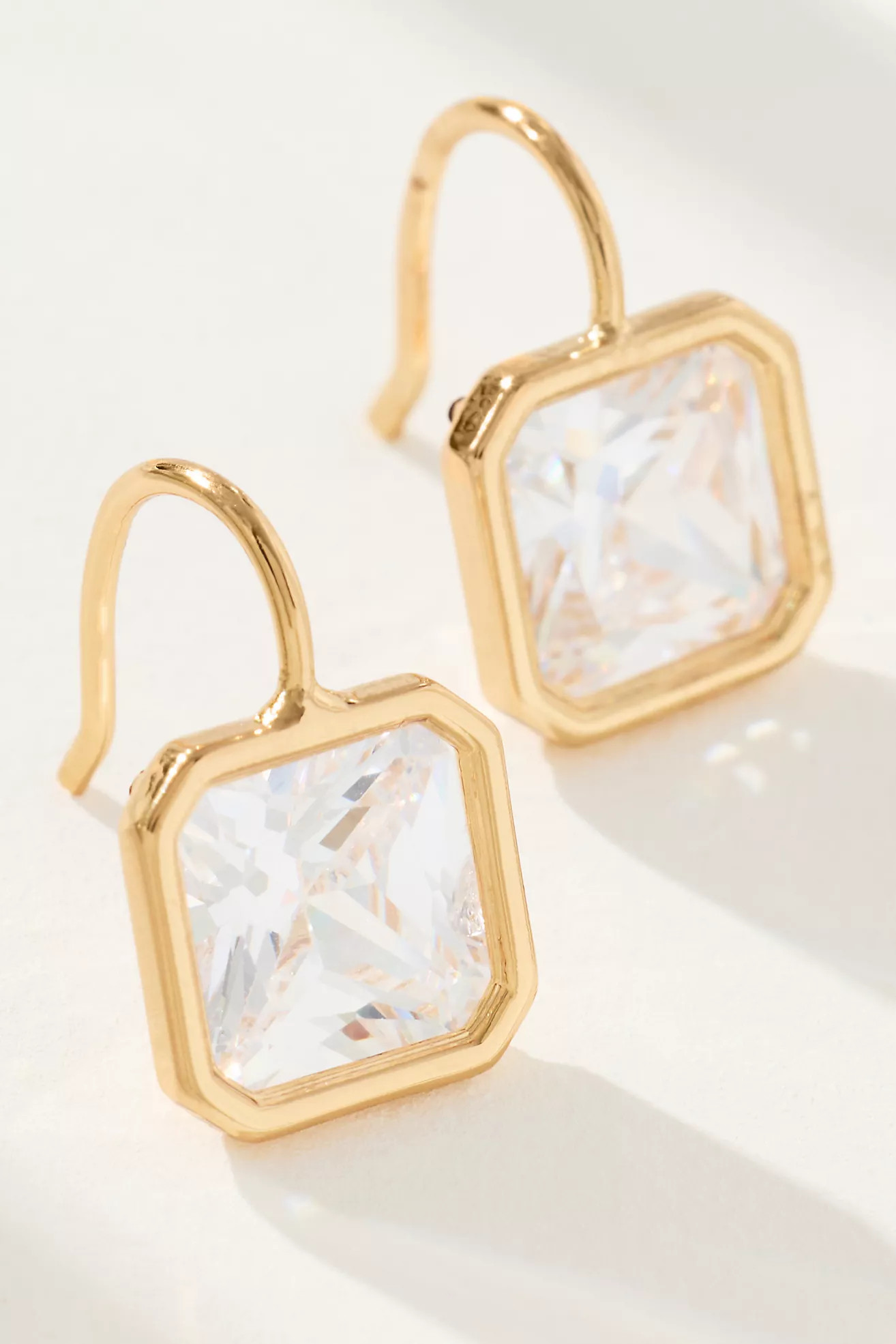 Square Gemstone Earrings | Anthropologie (US)