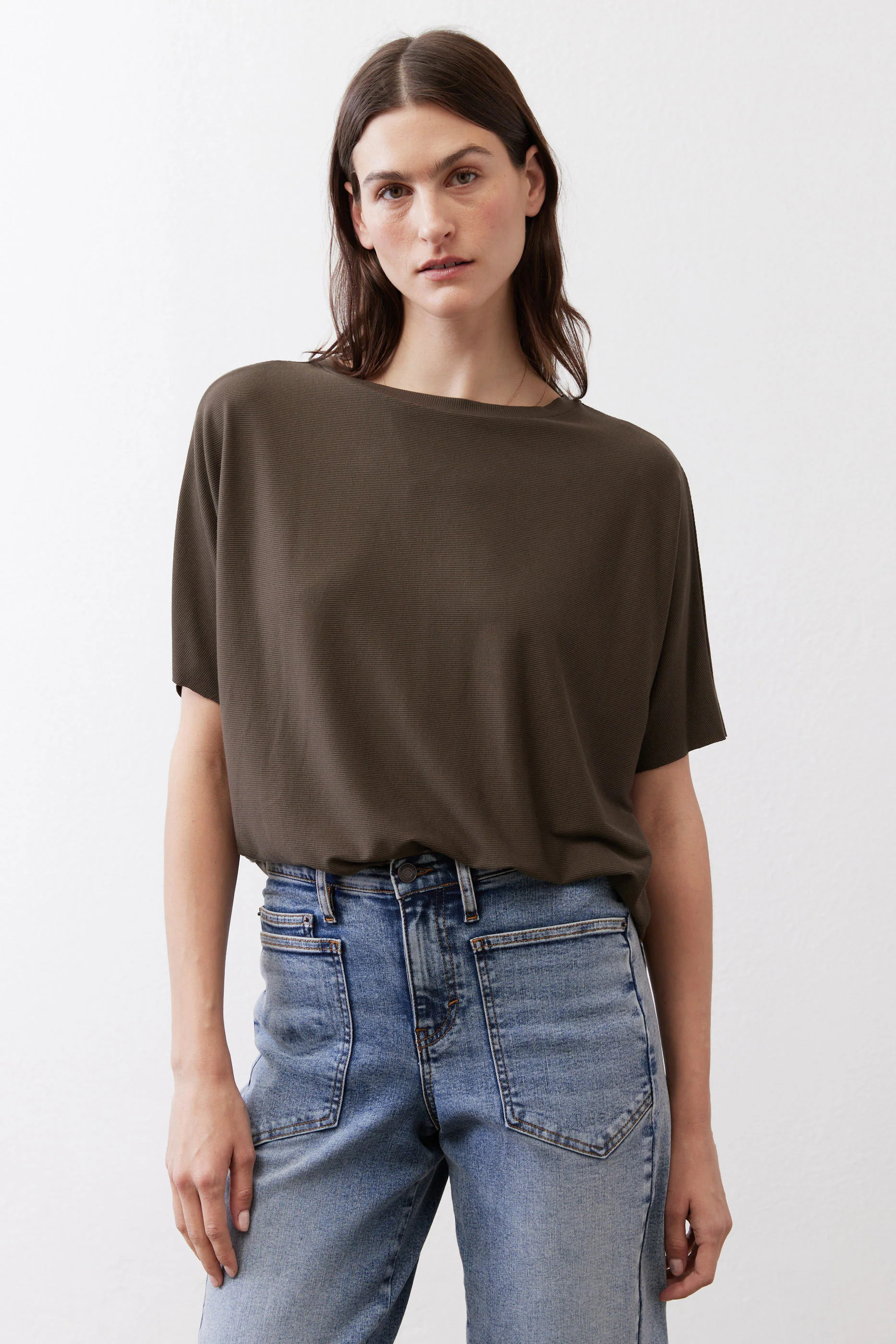 Essential Short Sleeve Button Top | Ruti