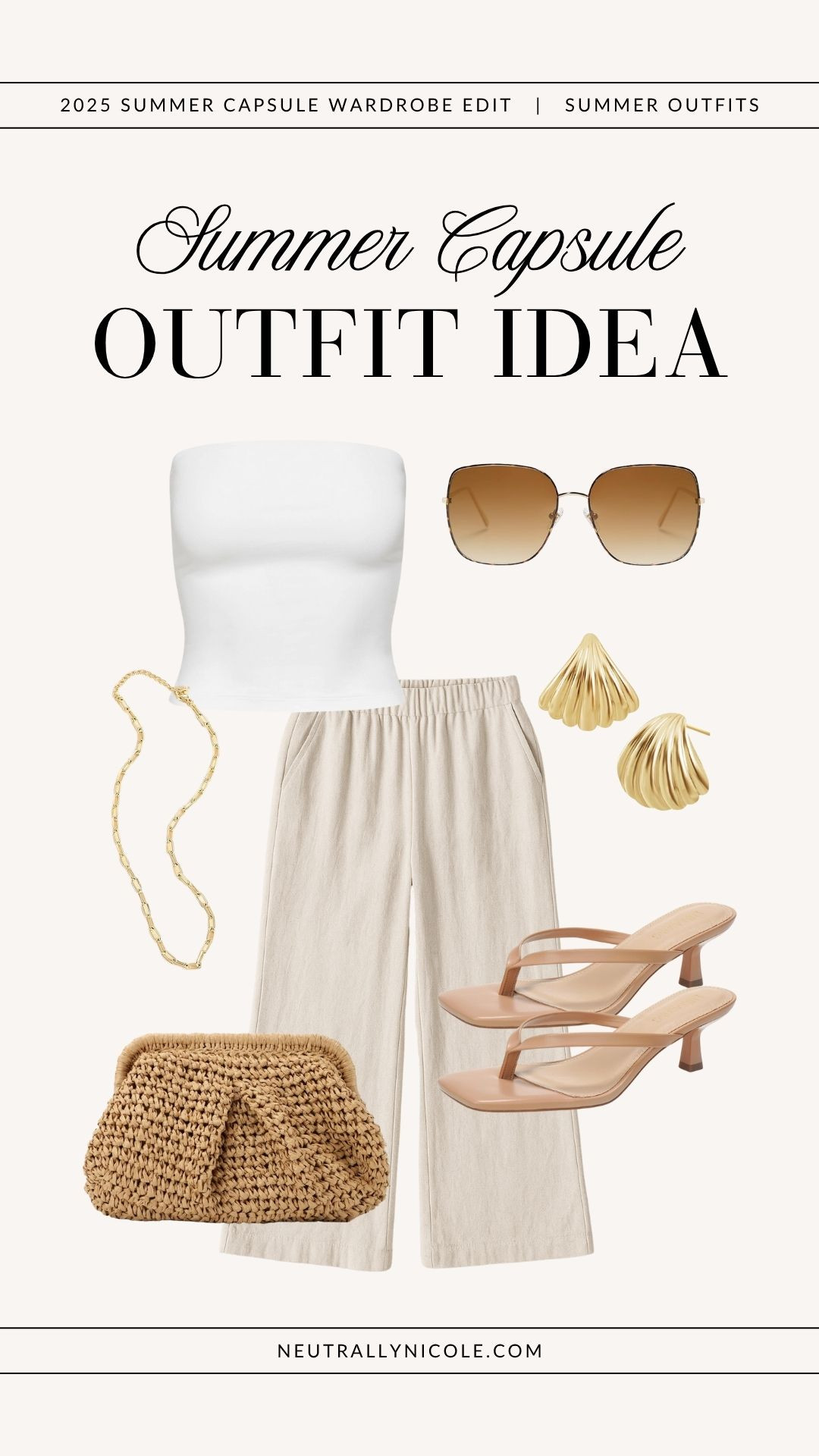 Summer capsule outfit idea | summer outfit, summer outfits, 2025 summer capsule wardrobe, summer capsule outfits, summer staples, summer wardrobe staples, summer closet staples, summer closet essentials, summer essentials, summer basics, summer style, 2025 summer fashion trends, summer bag, summer shoes, summer sandals, summer neutrals, summer 2025, neutral outfit, neutral outfits, minimalist outfit, minimalist outfits, minimalist fashion 

 

#LTKSeasonal #LTKSaleAlert #LTKPetite #LTKFindsUnder50 #LTKFindsUnder100 #LTKStyleTip #LTKTravel #LTKShoeCrush #LTKItBag