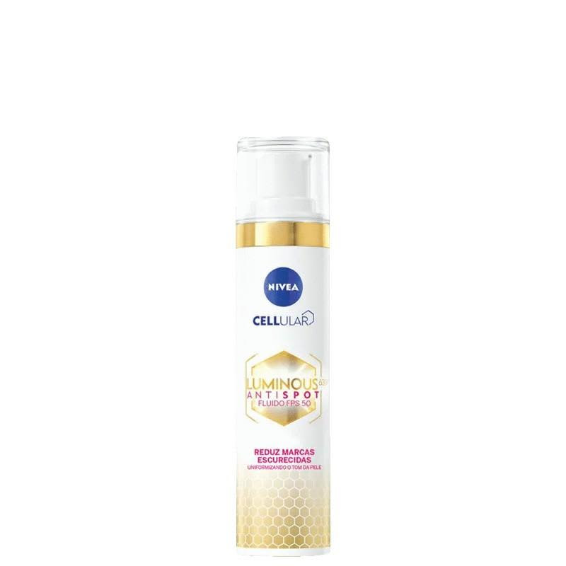 NIVEA Cellular Luminous 630 Antispot FPS 50 - Fluido Facial 40ml | Beleza Na Web (BR)