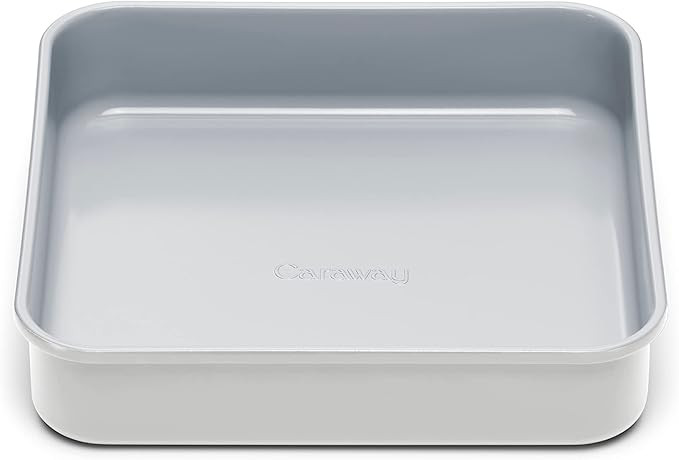 Caraway Non-Stick Ceramic 9” Square Pan - Naturally Slick Ceramic Coating - Non-Toxic, PTFE & P... | Amazon (US)