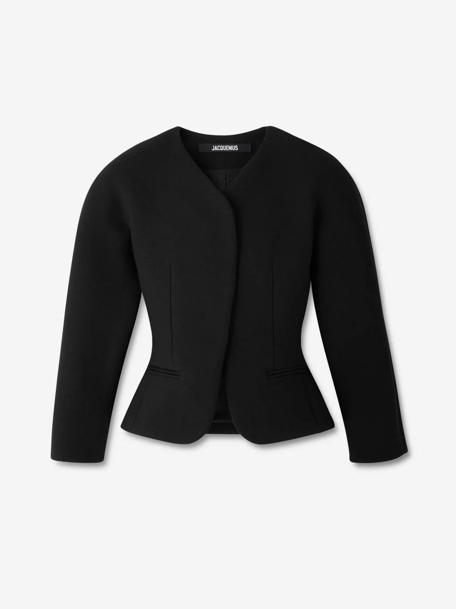 Jacquemus Wool Oval Jacket | Baltini