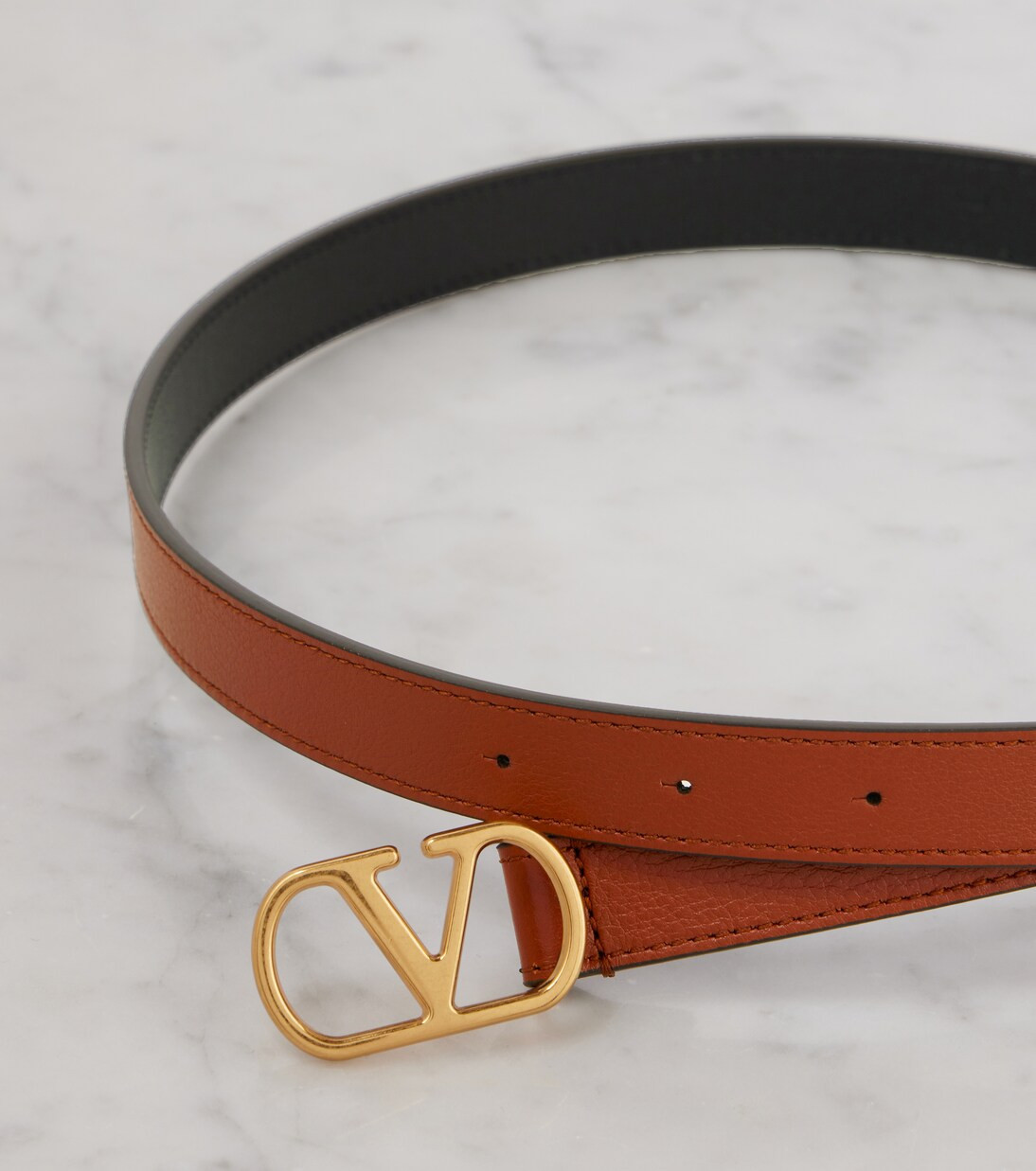 VLogo Signature leather belt | Mytheresa (US/CA)