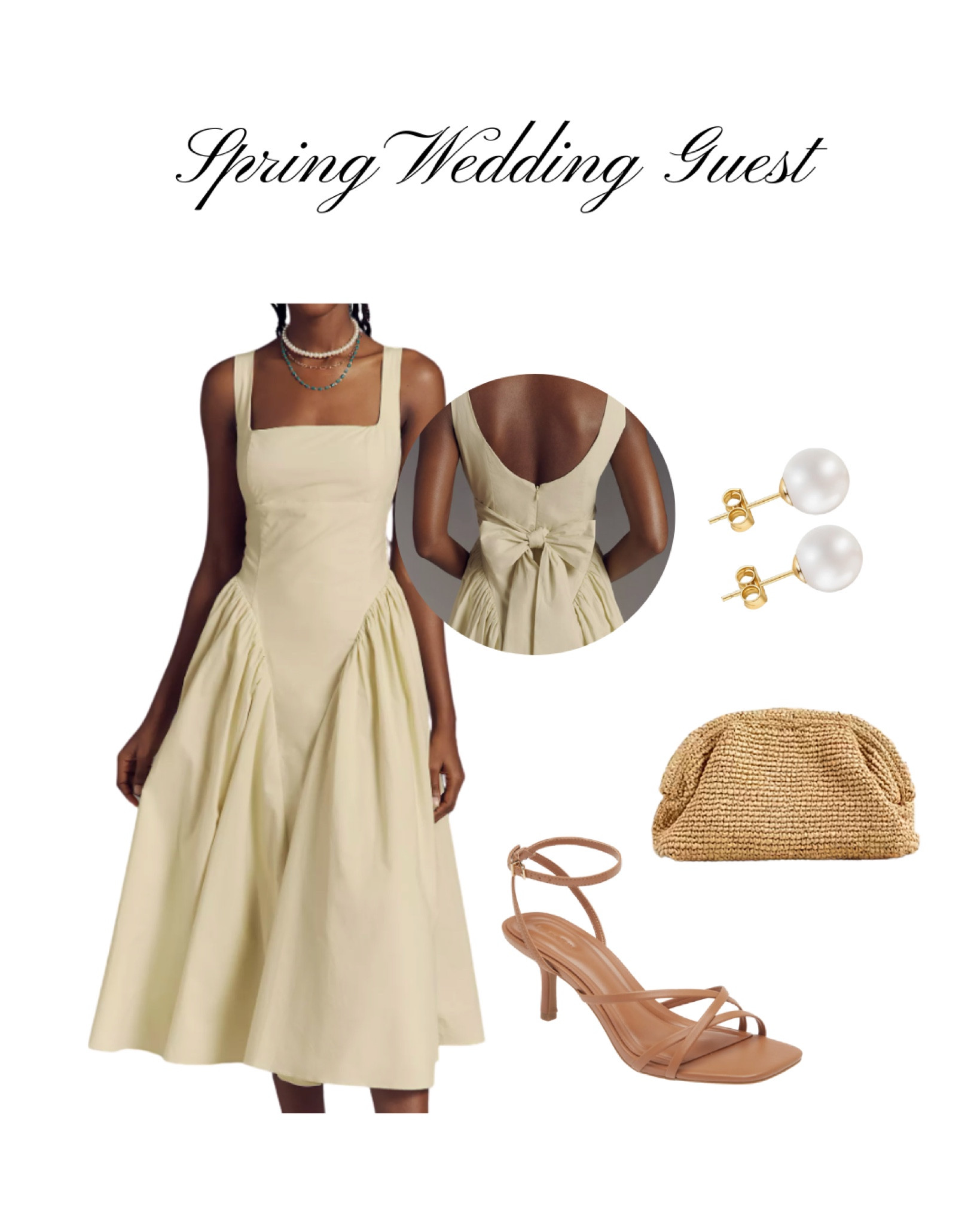 Spring wedding guest look💛🌼 

#LTKSeasonal #LTKWedding #LTKShoeCrush