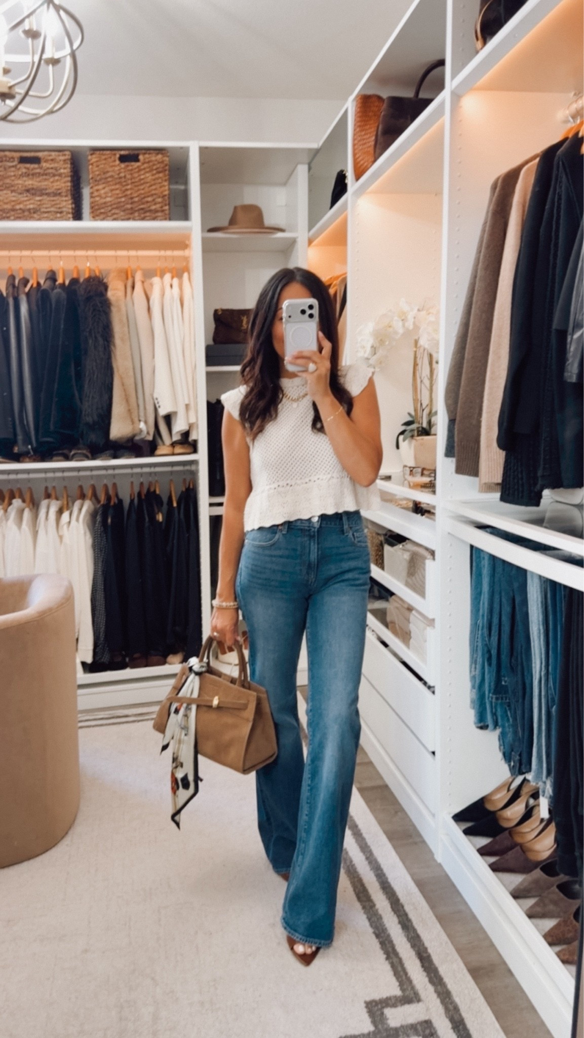 Jeans fit like a glove👏🏽 super flattering, part of the Nordstrom Sale
Knit is Zara under $50🔥 everything TTS

#LTKootd #LTKOver40 #LTKSaleAlert