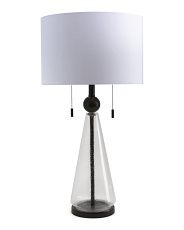 33in Glass Table Lamp | Marshalls