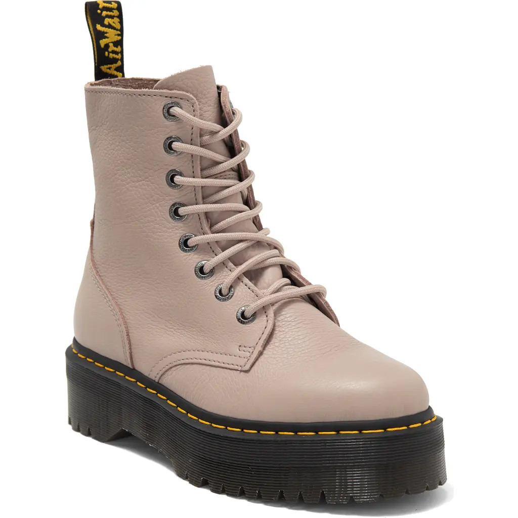 Dr. Martens Jadon Platform Boot in Vintage Taupe Pisa at Nordstrom Rack, Size 9Uk (11 Women / 10 Men ) | Nordstrom Rack
