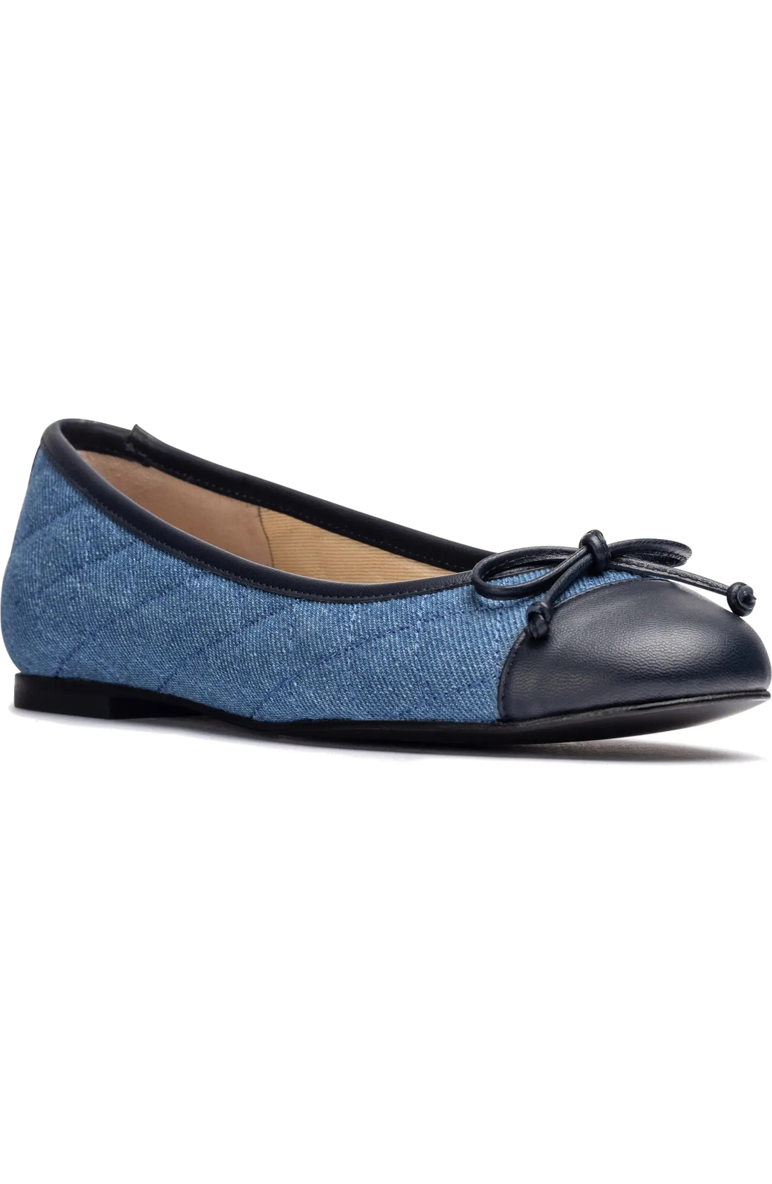 Belle Quilted Ballet Flat (Women) | Nordstrom