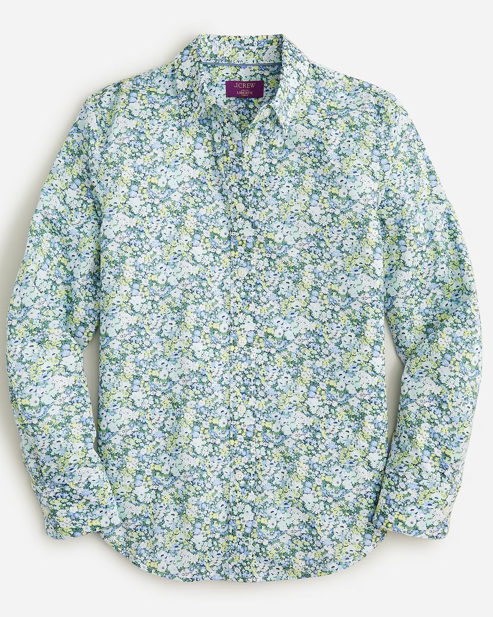 Slim-fit shirt in Liberty® Thorpe Hill fabric | J.Crew US