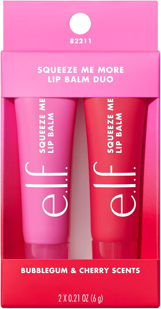 e.l.f. Squeeze Me More Lip Balm Duo, Moisturizing Balm For A Sheer Tint Of Color, Made With Hyalu... | Amazon (US)