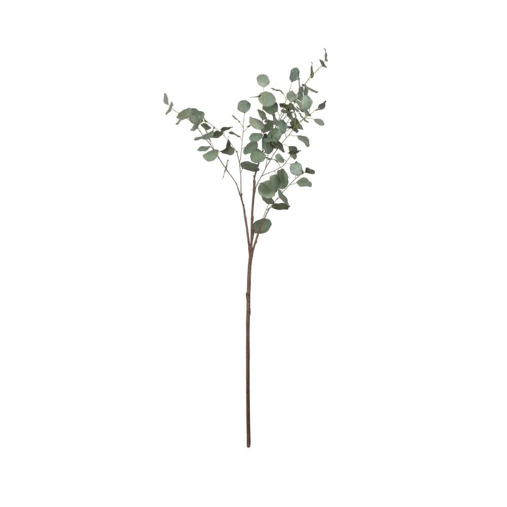3R Studios Faux Eucalyptus Branch with Leaves | The Home Depot