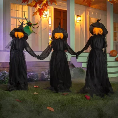 Halloween Lighted Witch Outdoor Stakes | Wayfair North America