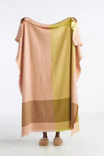 Cashmere Lambswool Throw Blanket | Anthropologie (US)