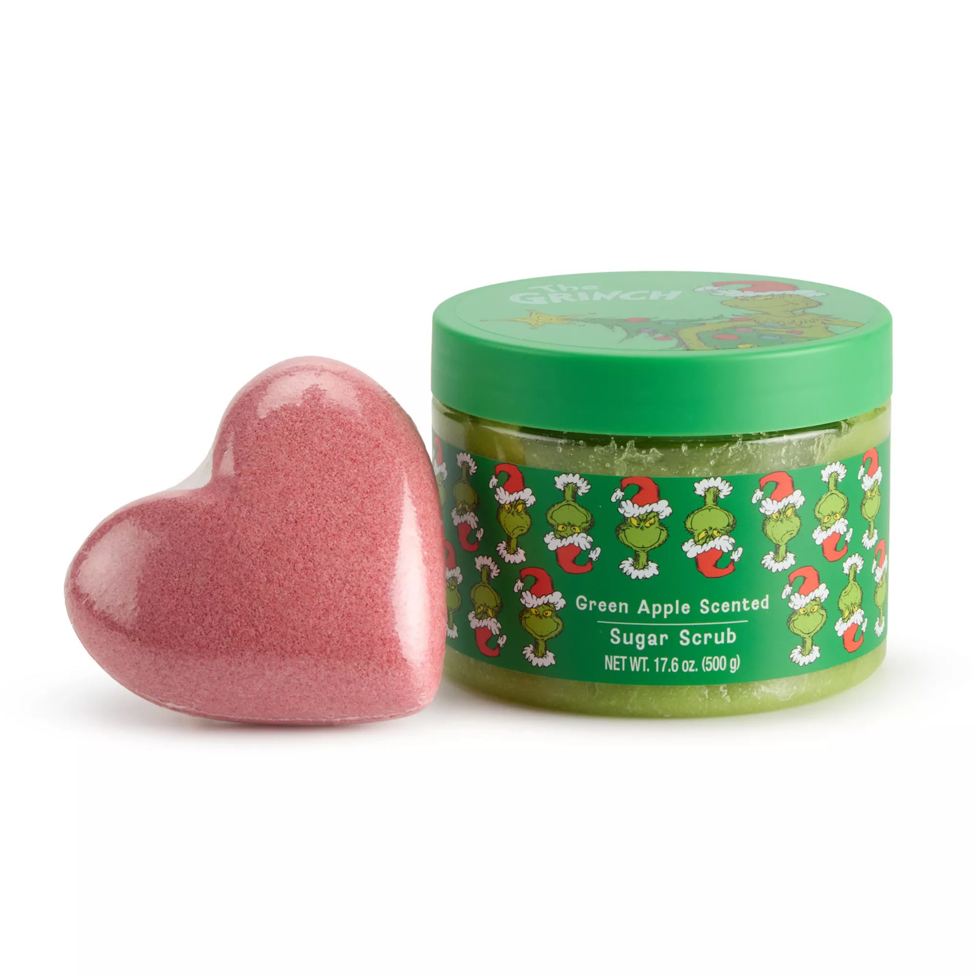 Grinch Bath Bomb & Sugar Scrub Set | Kohl's