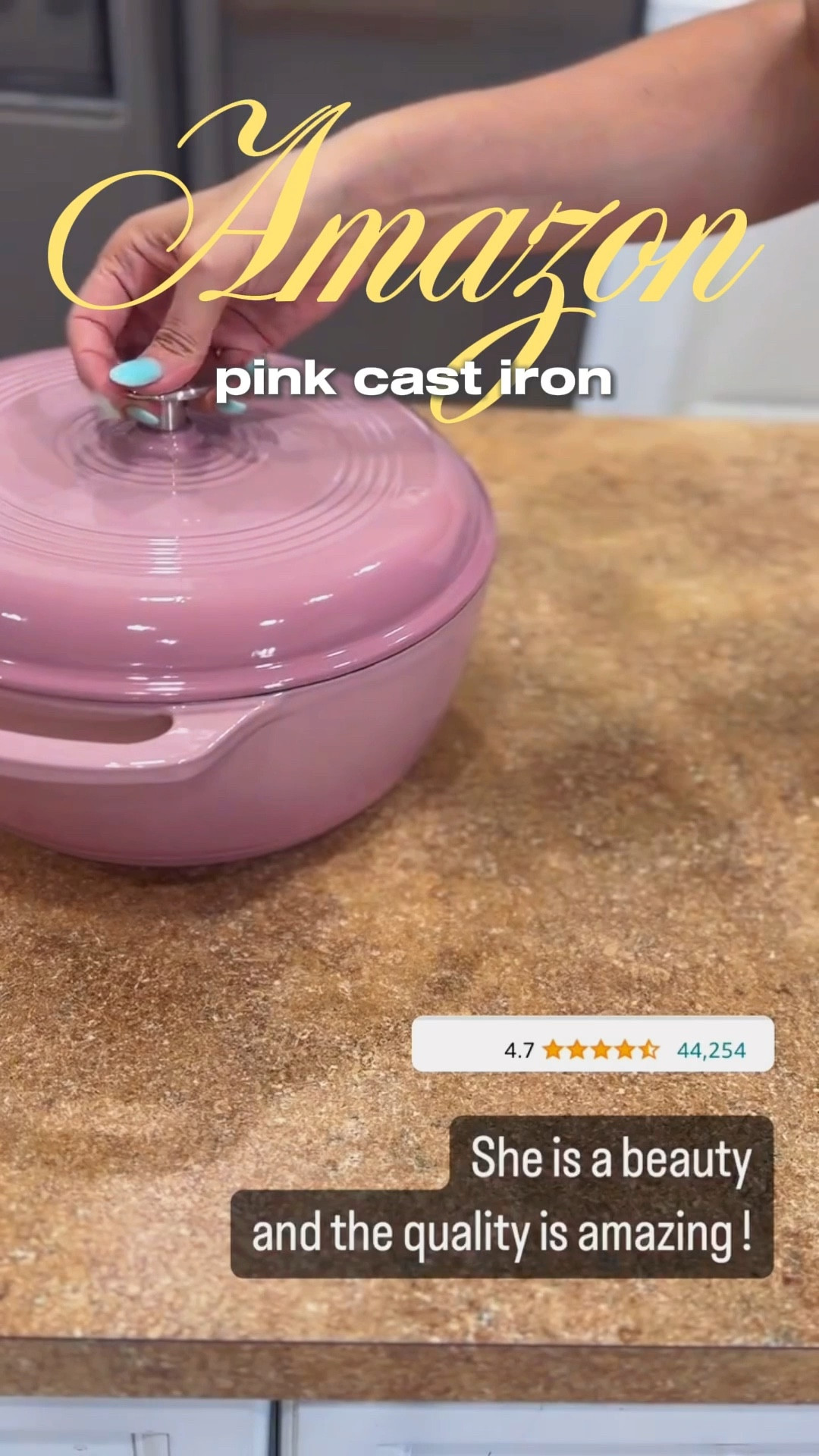 Pretty in pink 💕 This cast iron isn’t just cute—it’s perfect for cooking up cozy meals all season long!



#amazonhome #kitchenfinds #cookware #pinkcastiron #amazonfinds #homeessentials

#LTKHome
