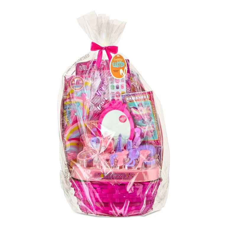 Girls Hair Salon Prefilled Easter Basket, by Megatoys | Walmart (US)